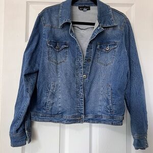 I.N.C. Soft Stretchy Denim Blue Women's Jacket